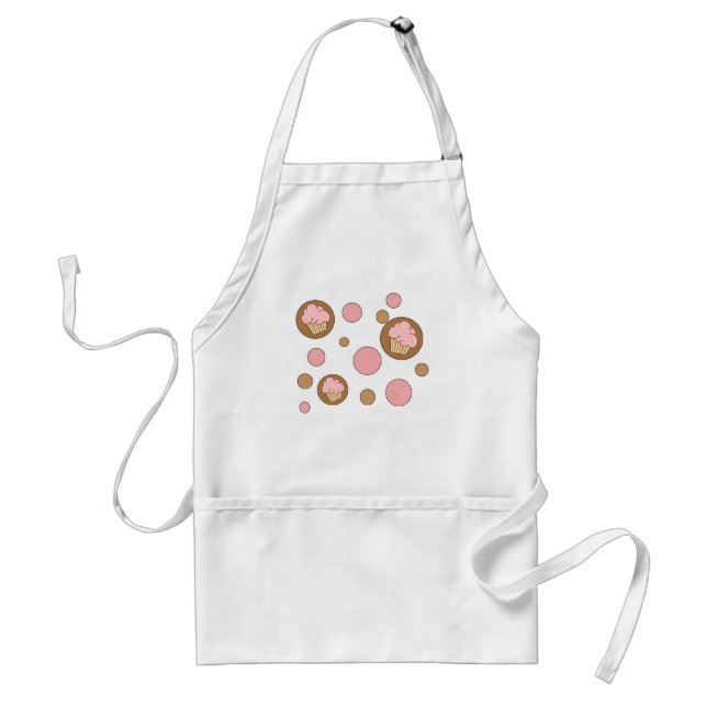 Polka dotsmuffins förkläde (Framsidan)