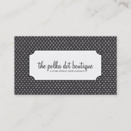 Polka dotsvisitkortar visitkort