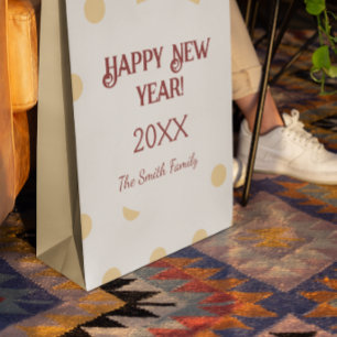 Polka guld Nyårsafton Party