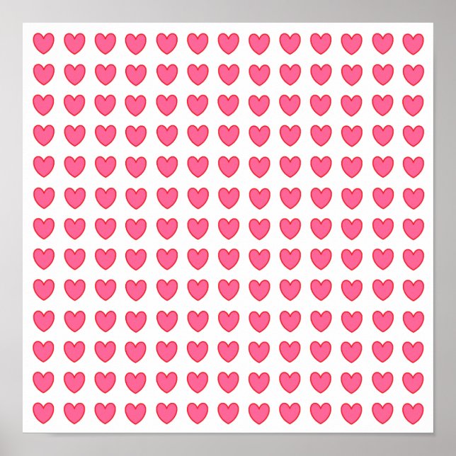 Polka Hearts Poster (Framsidan)