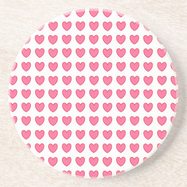 Polka Hearts Underlägg (Framsidan)
