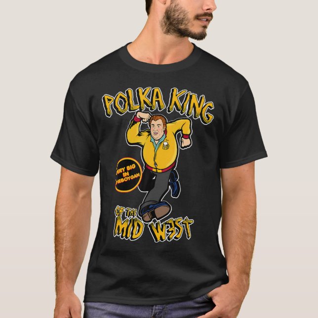 Polka Kung i mitten av västra delen T Shirt (Framsida)