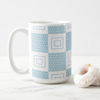 Polka-mönster, 15oz kaffemugg