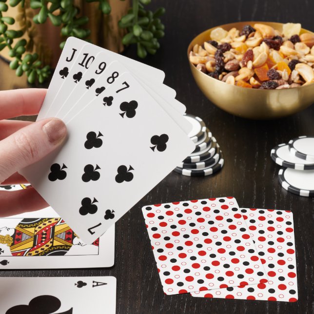 Polka Poker Cards Casinokort (På plats)
