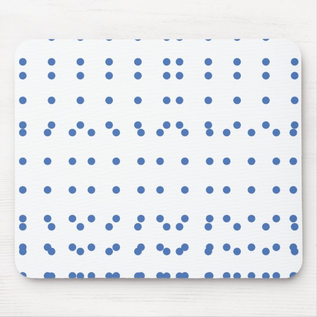 Polka-prickad Mousepad Musmatta (Framsidan)