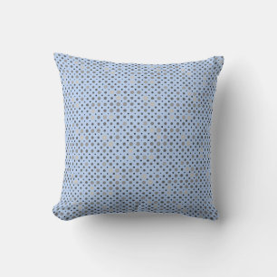 Polka punkt 01.Grått Lblue BG Kudde