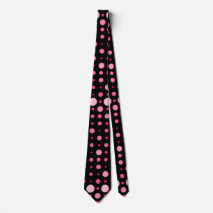 Polka punkt 01.Rosa Black BG Slips