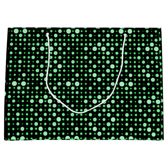 Polka punkt 02.Grönt. Svart BG (Framsidan)