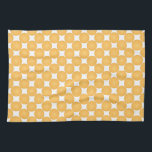 Polka-punkt för modern Snyggt-Gult Kökshandduk<br><div class="desc">2025</div>