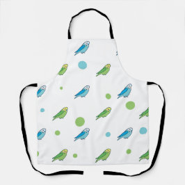 Polka punkt parakeet apron
