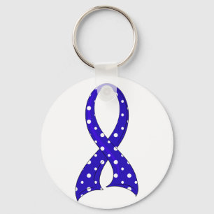 Polka Punkt Ribbon Rheumatoid Arthritis Nyckelring