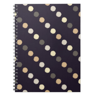 Polka punkt sömlös mönster. Scribble struktur. Tex Anteckningsbok