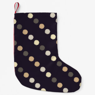 Polka punkt sömlös mönster. Scribble struktur. Tex Liten Julstrumpa