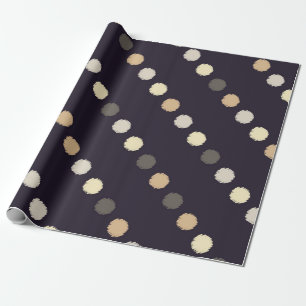 Polka punkt sömlös mönster. Scribble struktur. Tex Presentpapper