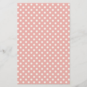 Polka punktbakgrund brevpapper