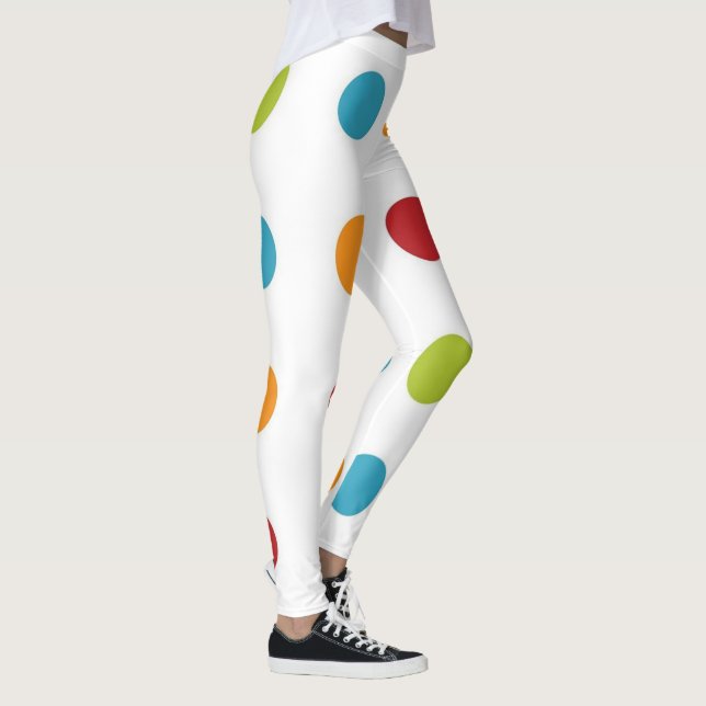 Polka_punkter | Zazzle_Growshop Leggings (Höger)
