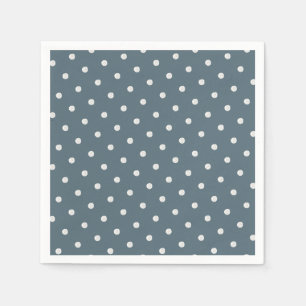 Polka-punktmodern grafik pappersservett