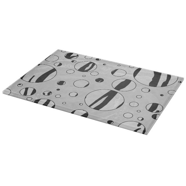 Polka - punkttiger, svart och vit utskrift (Hörn)