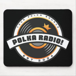 Polka Radio Mousepad (Black) Musmatta