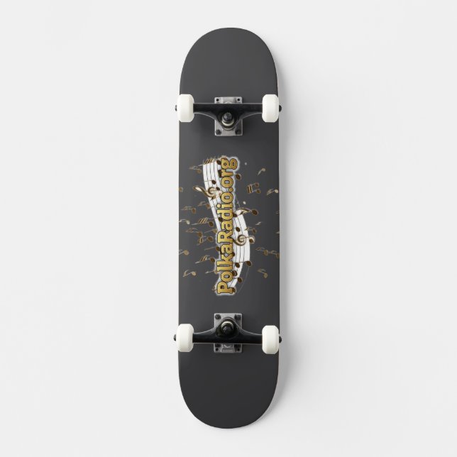 Polka Radio Skateboard (Framsida)