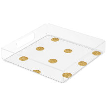Polka Roligt Lucite Tray