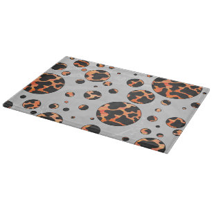 Polka-utskrift för konsolfärg och Orange