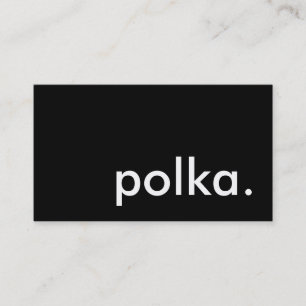 polka. visitkort