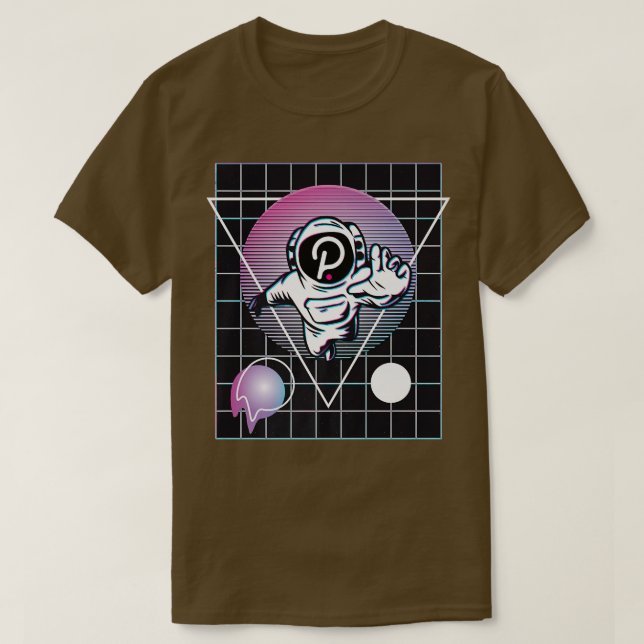 Polkadot Astronaut T Shirt (Design framsida)