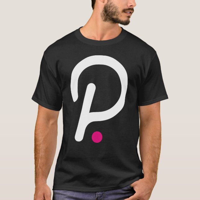 Polkadot DOT Crypto Cryptocurrency Blockchain Coin T Shirt (Framsida)