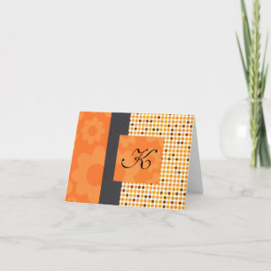 PolkaDot initiala Notecard Anteckningskort