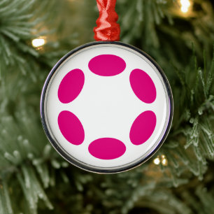 Polkadot Julgransprydnad Metall