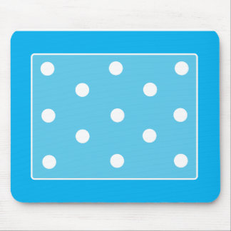Polkadot Mousepad himmelblått Musmatta