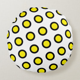 "PolkaDot" Pillow Rund Kudde