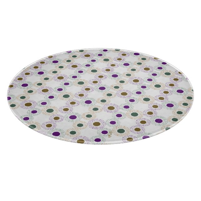 Polkadoter (guld/grönt/lila) (Hörn)