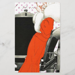 Polkadots flapper brevpapper