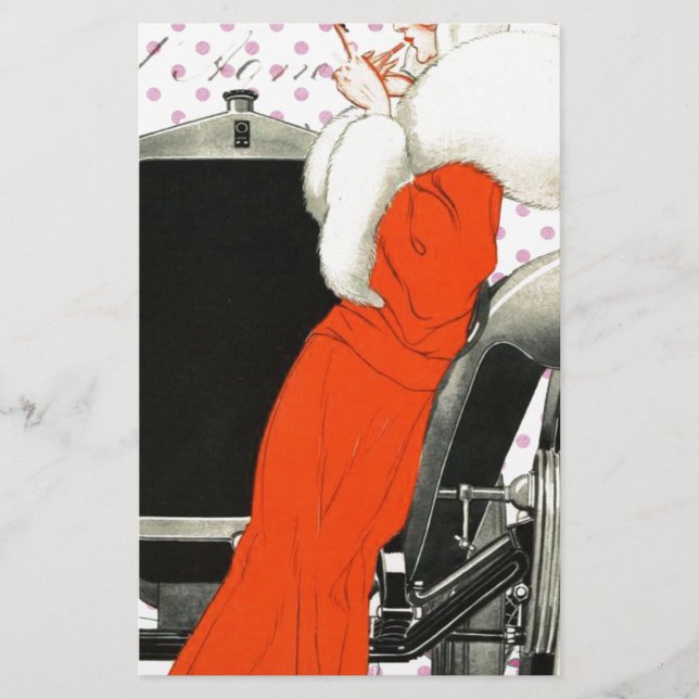 Polkadots flapper brevpapper (Framsida)