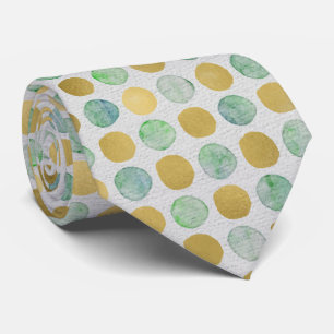 Polkadots teal guld slips