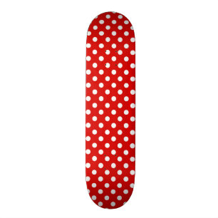 Polkaen pricker bakgrund old school skateboard bräda 18 cm
