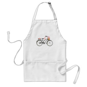 Polkaen pricker cykeln förkläde