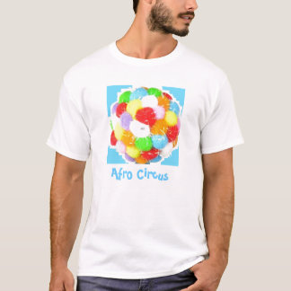 Polkaen pricker den afro- sebrautslagsplatsen tee shirt