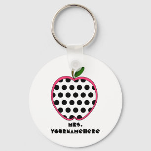 Polkaen pricker den Apple lärare Nyckelring