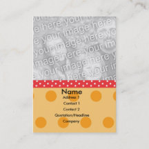 Polkaen pricker fotokortet