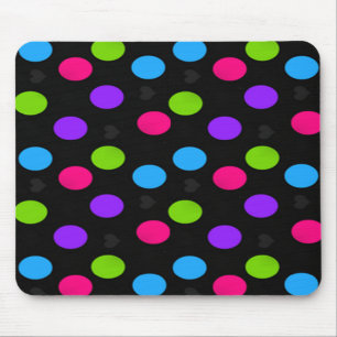 Polkaen pricker mousepad musmatta