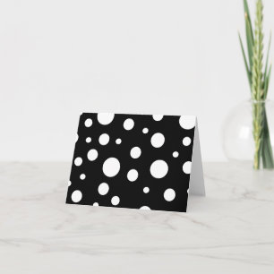 Polkaen pricker Notecard Kort