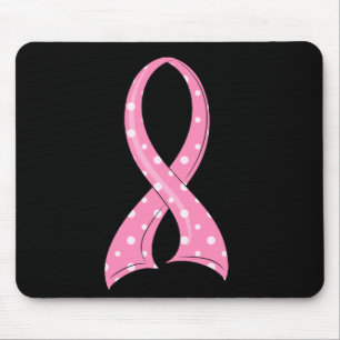 Polkaen pricker rosa bandbröstcancer musmatta