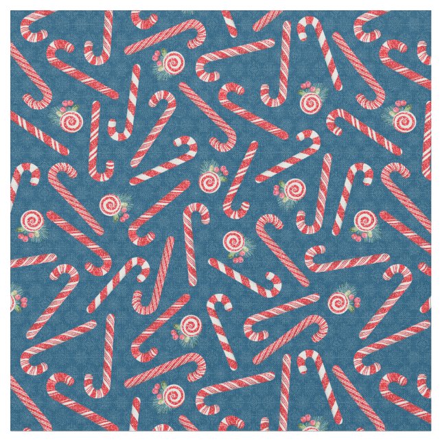 Polkagrisar Fabric Tyg (Närbild)