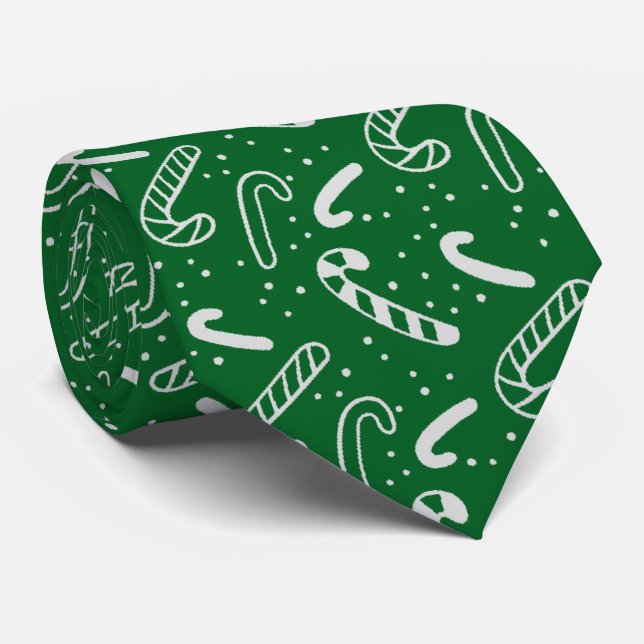 Polkagrisar för minimal klassisk Festive Helgdag G Slips (Rullad)