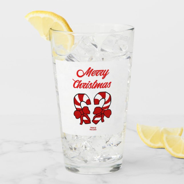 Polkagrisar - Glass Tumbler Glaskopp (Framsida Ice)