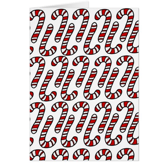 Polkagrisar Hälsningskort (Framsidan)