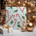 Polkagrisar Jul Teal Presentpapper<br><div class="desc">Transport dig till en gammal epok av festlig nostalgi med vår "Vintage jul Nalles Red Wrapping Papper". Denna hjärteformade utformning fångar det klassiska helgdag firande:s tidlösa charm, med vackra nallar i årgång julstämning. Rikens röda bakgrund anger perfekten för dessa fantastiska nallar, vilket framkallar en känsla av värme och tradition. Varje...</div>